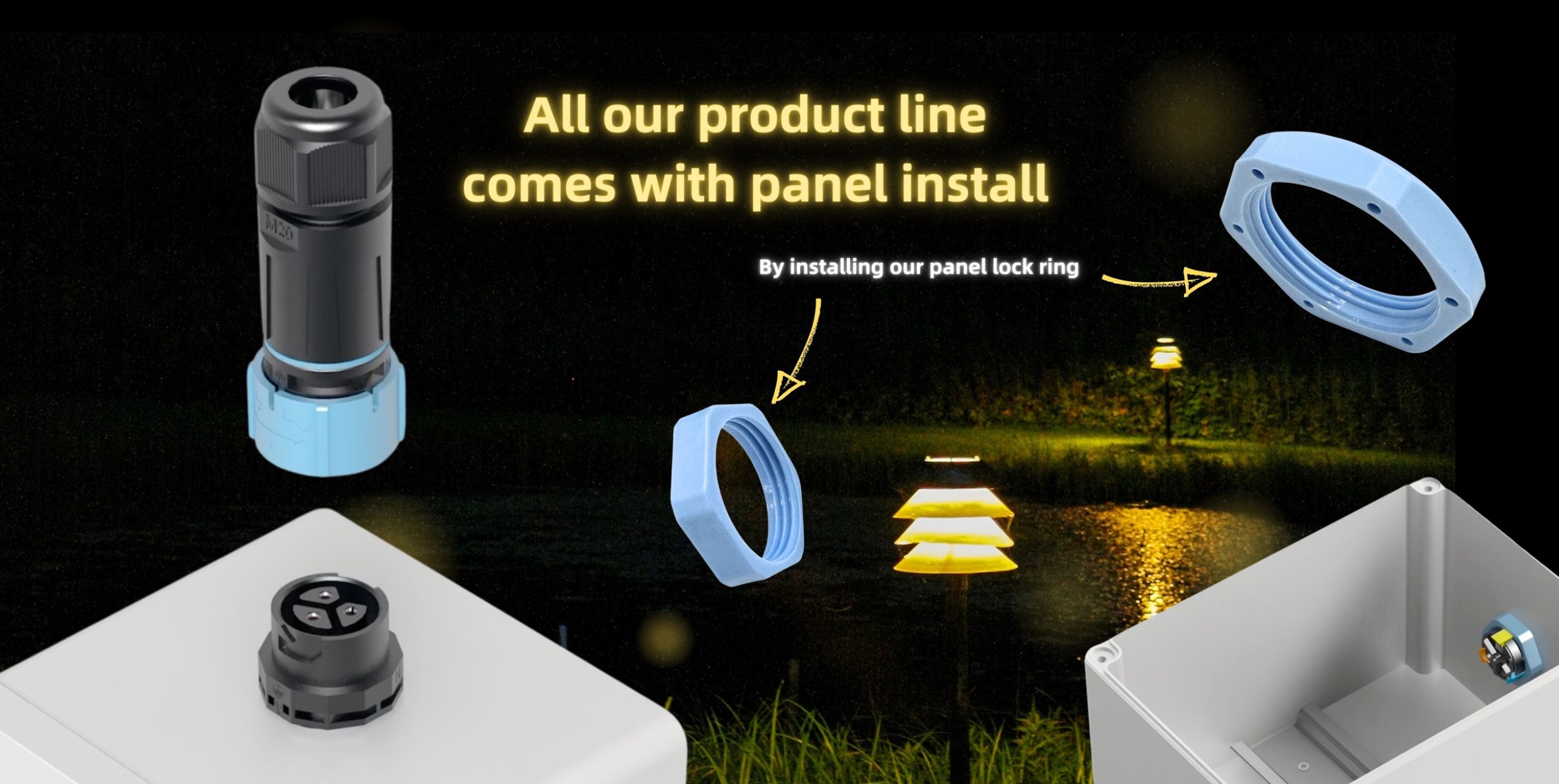 Quick-wiring street lighting